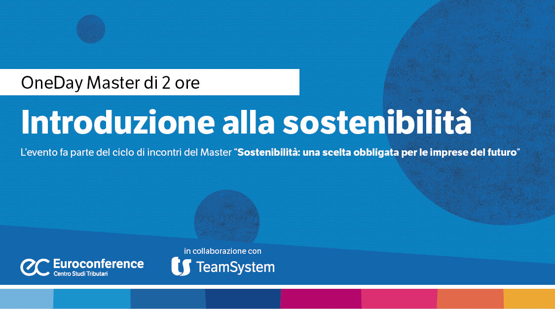 Immagine Introduzione alla sostenibilità | Euroconference